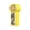 Yellow, variant on Gumesh High-Speed Transparent Handheld Fan, Turbo Mini Fan with Night Light for Outdoor Travel - Type-C Rechargeable(Mint Green)