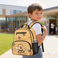 thumbnail image 3 of Pzuqiu Bee Capybara Toddler Backpack for Girls 4-6 Cute School Backpack Small 13.5 Inch Preschool School Bag for Kindergarten Mini Girls Kids Bookbag with Front Pocket, 3 of 7