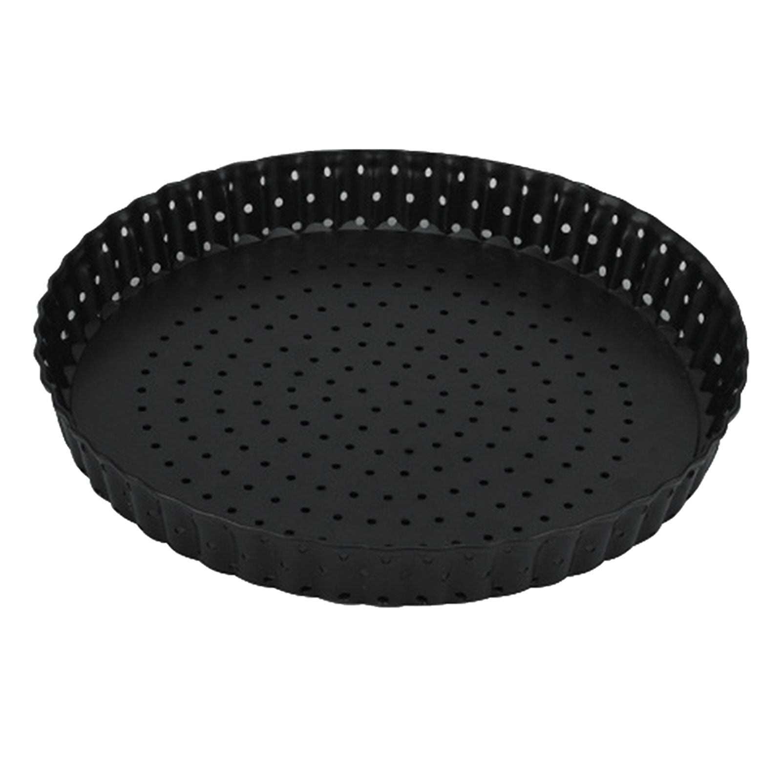 Details about   11 inch Baking Pizza Pan Round Tray With Hole Carbon Steel Bakeware Kitchen Tool 