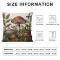 thumbnail image 5 of TIAOTIAOHOU Lumbar Throw Pillow Cover Decorative Bedroom Living Room Cute Magic Mushroom Fern Cushion Case for Bed Sofa Couch, 5 of 5