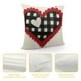 thumbnail image 4 of JEUXUS Valentine's Day Throw Pillow Covers,Wedding Cushion Case Decoration for Sofa Couch, 4 of 5