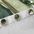 thumbnail image 4 of Erosebridal Happy Camping Black Out Curtains,Green Geometric Plaid Curtains Pack of 2 (42x63 Each) For Boys Kids, 4 of 7