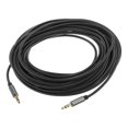 thumbnail image 1 of 3.5mm Auxiliar Cable Macho a Macho Auxiliar Audio Cable HiFi Auriculares Cable 33 Pies Nylon Trenzado para Teléfono Auriculares Altavoz Estéreo, Gris, 1 of 4