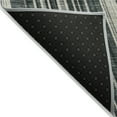 thumbnail image 3 of Addison Rugs Chantille Indoor/Outdoor Transitional Stripes Black Washable Rectangle Rug, 2'6" x 3'10", 3 of 6