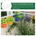 thumbnail image 4 of Flower Pot Wall Hanger Wall Flowerpot Rack Flowerpot Rack Planter Wall Holder, 4 of 8