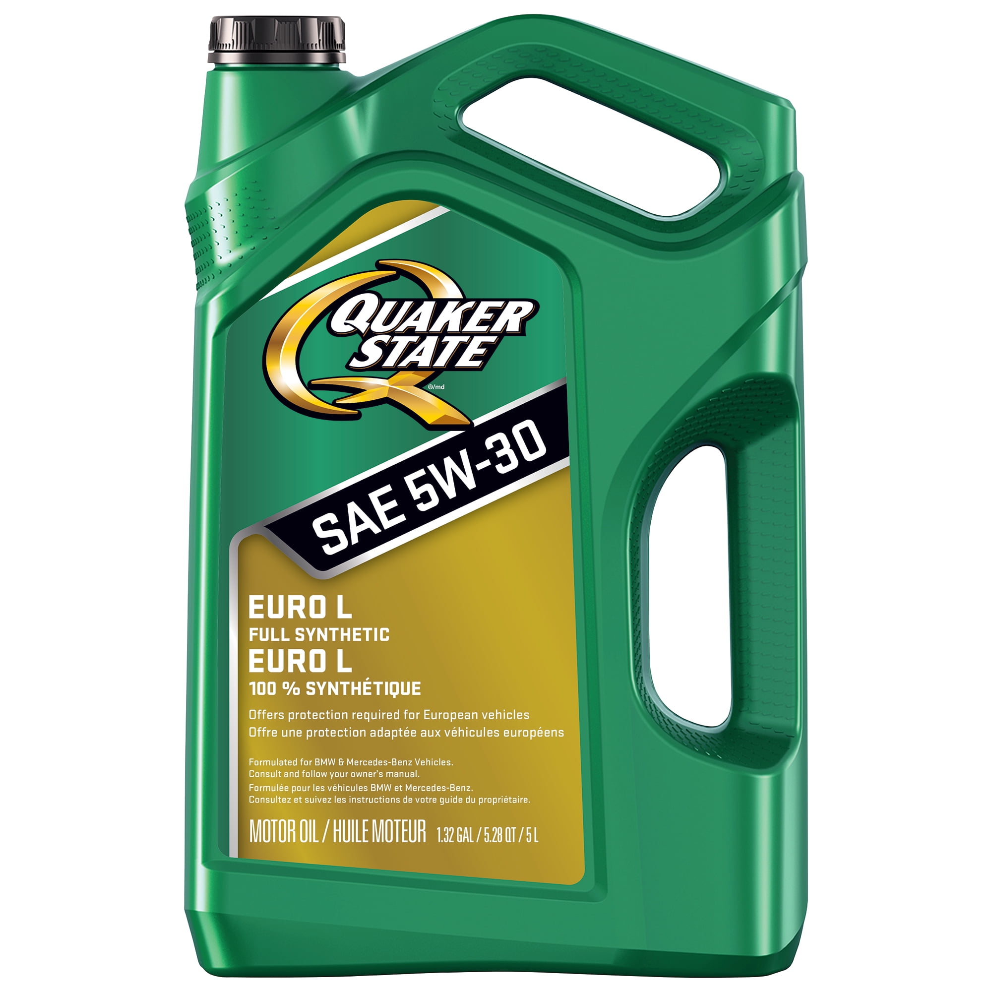 Quaker State Euro L Full Synthetic SAE 5W-30 Motor Oil 5L
