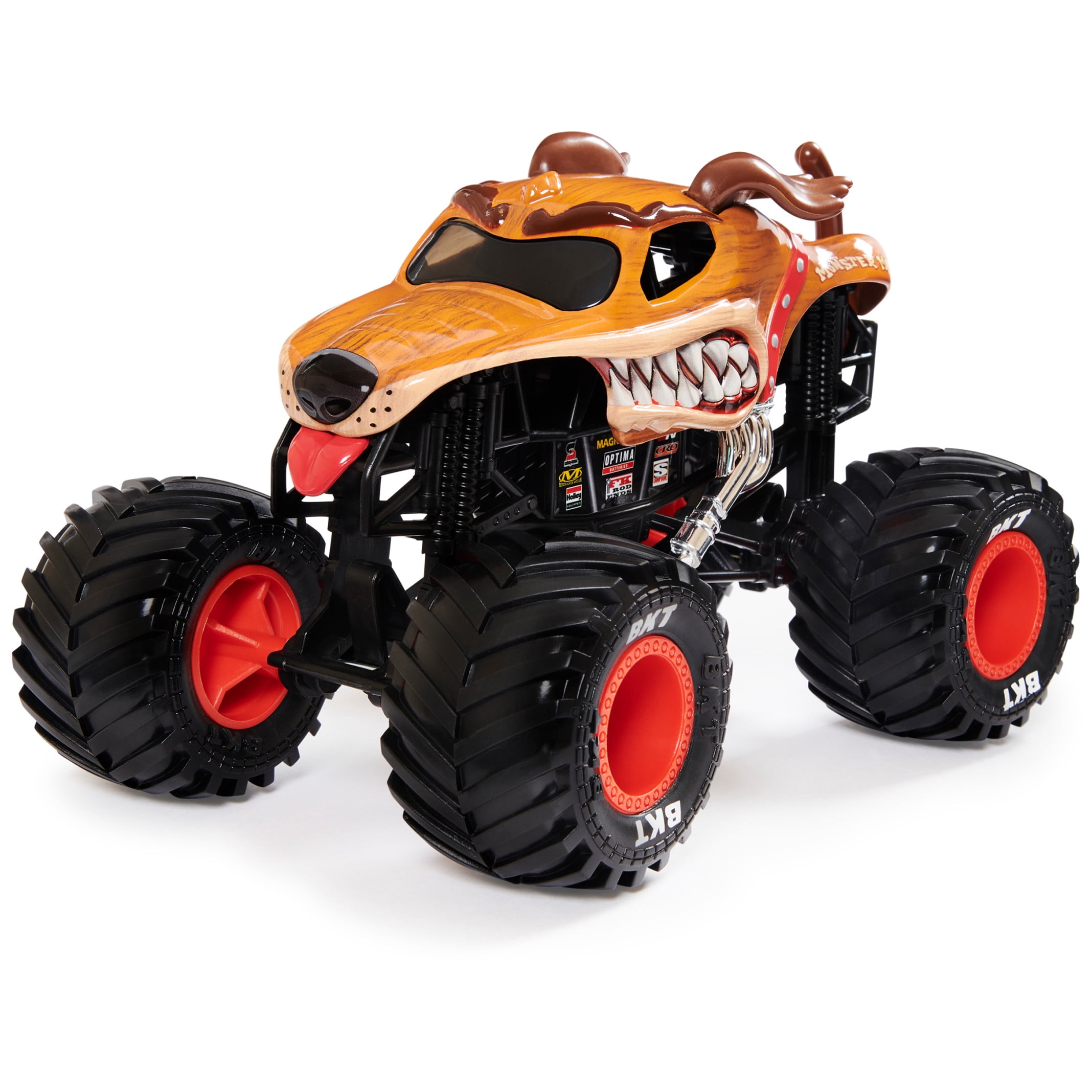 Monster Jam, Official Monster Mutt Truck, Die-Cast Vehicle, 1:24 Scale