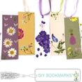 thumbnail image 3 of TINYSOME 120 Pcs DIY Personalize Blank Bookmark Tassel Kit 60Pcs x Blank Paper Bookmark 60 Pcs x Classic Clolorful Tassel Pendant, 3 of 10