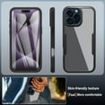 thumbnail image 5 of Allytechgroup for iPhone 16 Pro Max Case with Built-in Screen Protector, Full Body Protection Hard Acrylic Back Lightweight Scratch Resistant Clear Cover for iPhone 16 Pro Max - Purple, 5 of 7