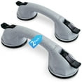thumbnail image 7 of Shower Handles 12 inch Grab Bars 2 Pack for Bathtubs and Bathroom with Strong Hold Suction Cup, Shower Grab Bars for Seniors/ Elderly/ Injured/ Disabled, 7 of 7