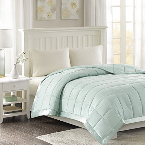 Madison Park Windom 3M Scotchgard Down Alternative Full queen Blanket In Seafoam