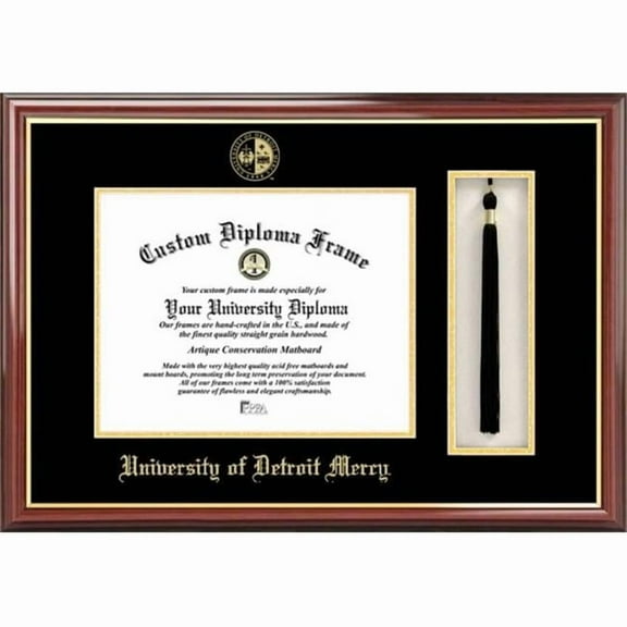 Campus Image MI985PMHGT University Of Detroit- Mercy Tassel Box and Diploma Frame