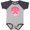 Heather and Navy, variant on Inktastic Breast Cancer Pink Ribbon Retro Girls Baby Bodysuit