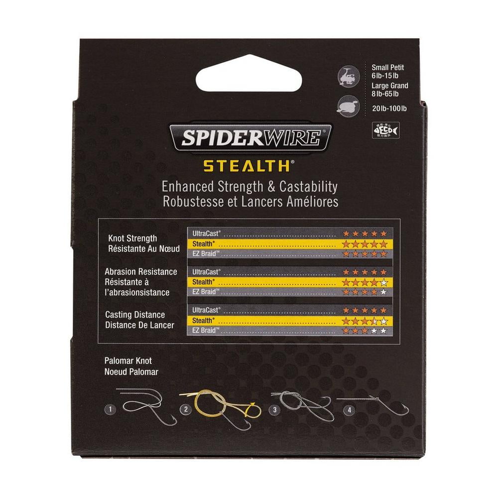 SpiderWire Stealth® Braid Fishing Line, Moss Green, 30 lb Test Strength, 300 yd