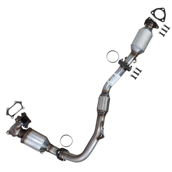 Northeastern Exhaust Manifold Catalytic, Front Pipe & Rear Catalytic Fits 2015-2016 Honda CR-V 2.4L - Direct Fit EPA-Approved | Stainless Steel System Kit