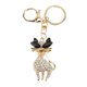 thumbnail image 2 of Lindo Gato Rhinestone Llavero Multifuncional Bling Mochila Llavero, 2 of 7