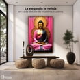 thumbnail image 3 of Cuadro Decorativo Marco Flotante Meditación Dorada 60x90 Canvas Revolution Marco Madera, 3 of 3