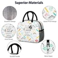 thumbnail image 3 of Reusable Lunch Box - Thermal Insulated & Splash-Proof Lunch Bag for Work, Travel, Picnic, Gifts - Sturdy Handles & Metal Zipper, Stylish & Versatile for Students, Professionals, 3 of 3