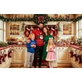 thumbnail image 5 of 10x8ft Christmas Kitchen Backdrop Xmas Tree Wreath Cabinets Window Kitchenware Photography Background Winter Family Holiday Party Photo Video Studio Props, 5 of 5