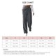 thumbnail image 4 of Pantalones Sueltos De Mujer Cintura Alta Color Puro Cierre De Botón Pantalones Largos Rectos para Mujer Gris Oscuro S, 4 of 4