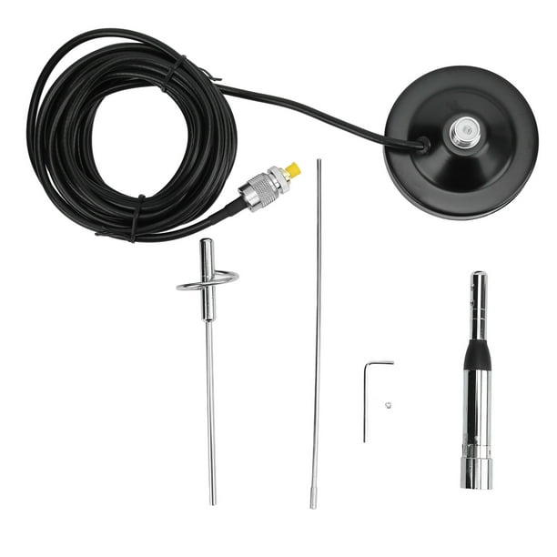 VHF UHF Antenna, 2.15dBi 3.0dBi Antenna Magnetic Mount Kit Stable