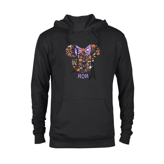 Disney Minnie Mouse Icon Halloween Mom - Pullover Hoodie for Adults - Customized-Black