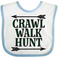 thumbnail image 3 of Inktastic Bow Hunting Crawl Walk Hunt Boys or Girls Baby Bib, 3 of 4