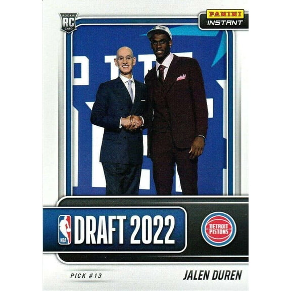 NBA 2022-23 Instant Draft Night Basketball Jalen Duren Trading Card (#13 Pick) #DN13