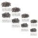 thumbnail image 5 of 100 Uds. Broches giratorios de pesca, anillos sólidos a presión de seguridad giratorios de barril rodante 5B kusrkot Eslabones giratorios de cojinetes de bolas de pesca, 5 of 8
