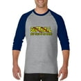thumbnail image 1 of MmF - Mens Raglan Sleeve Baseball T-Shirts, up to Size 3XL - Softball Play Hard or Go Home, 1 of 4