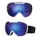 thumbnail image 4 of Gafas de esquí y snowboard rojas, protección UV, antivaho, para nieve, para hombres, mujeres, jóvenes, ATV Dirt Bike JM, 4 of 5