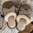 thumbnail image 7 of Agkizg Womens Fuzzy Slippers, House Slippers, Decorative Fuzzy Lined House Slippers Multi Size Warm Plushes Comfortable Casual Indoor Winter Slippers, 7 of 7