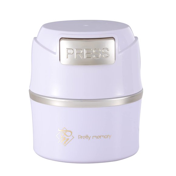 Pretty Memory Lash Glue Holder Extensiones de pestañas Contenedor de almacenamiento para 3-8 piezas de pegamento adhesivo Jar Stand Sellado Lash Artists Tool (blanco - dorado)