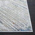 thumbnail image 3 of SAFAVIEH Bel Air Charnette Abstract Area Rug, Gray/Blue, 5'5" x 7'7", 3 of 11