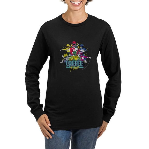 CafePress - Power Rangers It's Cof Women's Long Sleeve T Shirt - Women's Long Sleeve Graphic Tee Casual Fit