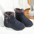 thumbnail image 3 of Linenghs Women's Shoes Cotton Shoes Winter Casual Warm Insulation Thickened High Top Women's Boots Snow Boots Light, 3 of 5