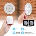 thumbnail image 4 of Control remoto inalámbrico LED Light-LED Light 3PCS Control remoto * 1 Xemadio WMZL-40-1, 4 of 7