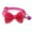 Rose Red, variant on HEVIRGO Pet Bow Collar Solid Color Holiday Dress Up Adorable Pet Cats Bow-knot Collar with Bell for Christmas Red Polypropylene