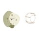 thumbnail image 5 of Estante para reloj de pared, moderno, decorativo, colgante, ahorrador de espacio, multifuncional, para habitación, cocina, oficina, granja, colecciona, 5 of 8