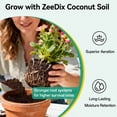 thumbnail image 6 of ZeeDix 100Pcs 40mm Compressed Coco Coir Fiber Potting Soil- Organic Coco Coir Pellet Fiber Soil for Planting Bonsai, Herbs, Plants, Flowers and Vegetables, 6 of 10