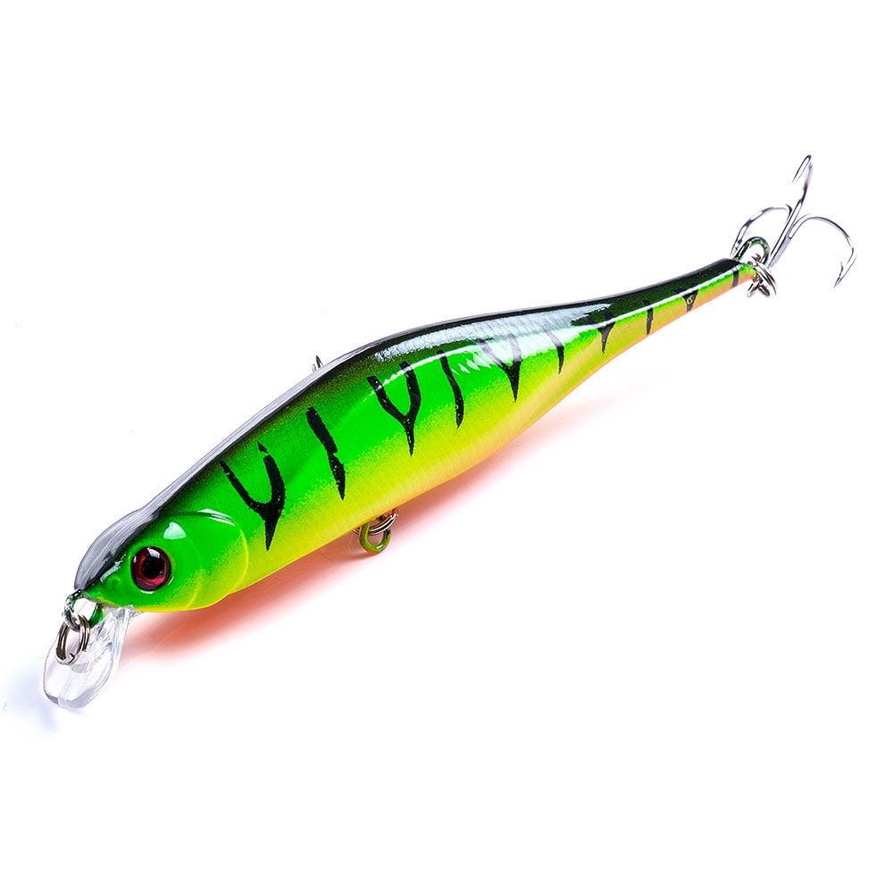 HENGJIA Fishing Lures Large Hard Bait Minnow VIB Lure with Treble Hook Life-Like Swimbait Fishing Bait Popper Crankbait Sinking Lure for Bass Trout Walleye Redfish