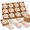 24-Wildflower, variant on 24flower Party Favors For Guests Small Ceramic Bowl Bulk Gifts Set 3.3 Inch Fldesign Mini Dipping Sauce Dish With Card Box Bridal
