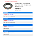 thumbnail image 2 of Front Pinion Seal - Compatible with 1988 - 1989, 1991 - 1999 GMC K1500 1992 1993 1994 1995 1996 1997 1998, 2 of 2