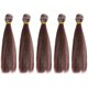 thumbnail image 1 of 5 pcs 15 cm resistente al calor de peluca llave de cabello a mano DIY Molly Wigs Extensiones de cabello de trama para el Proyecto de la Escuela Interior (negro claro), 1 of 6