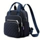 thumbnail image 3 of Mochila Acolchada Con Rombos, Bolso De Mano Con Asa Superior Para Mujer, Bolso Escolar De Viaje Informal De Nailon, 3 of 3