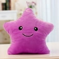 thumbnail image 1 of Led Luminous Colorful Five-Pointed Star Plush Toy Pillow Children Comfort Pillow，Purple 35cm, 1 of 4