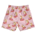 thumbnail image 2 of Corgi Cycling Pattern Swim Trunks Quick Dry Beach Pool Board Shorts Lightweight Stylish Print Sizes 2T to XL, 2 of 8