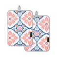 thumbnail image 7 of Yayeee Pot Holders Kitchen Heat Resistant with Pockets 7"x9.8" Cotton Oven Cooking Hot Pads, Mosaic Flowers Pattern, 7 of 7