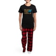 thumbnail image 4 of CafePress - Goat Kidding Me Women's Dark Pajamas - Women's Short Sleeve Print T-Shirt and Pants Dark Cotton Pajama Set, 4 of 7