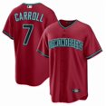 thumbnail image 1 of Camiseta clásica de béisbol roja de Corbin Carroll de los Diamondbacks de Arizona, con número de estrella bordado.-XXL, 1 of 2